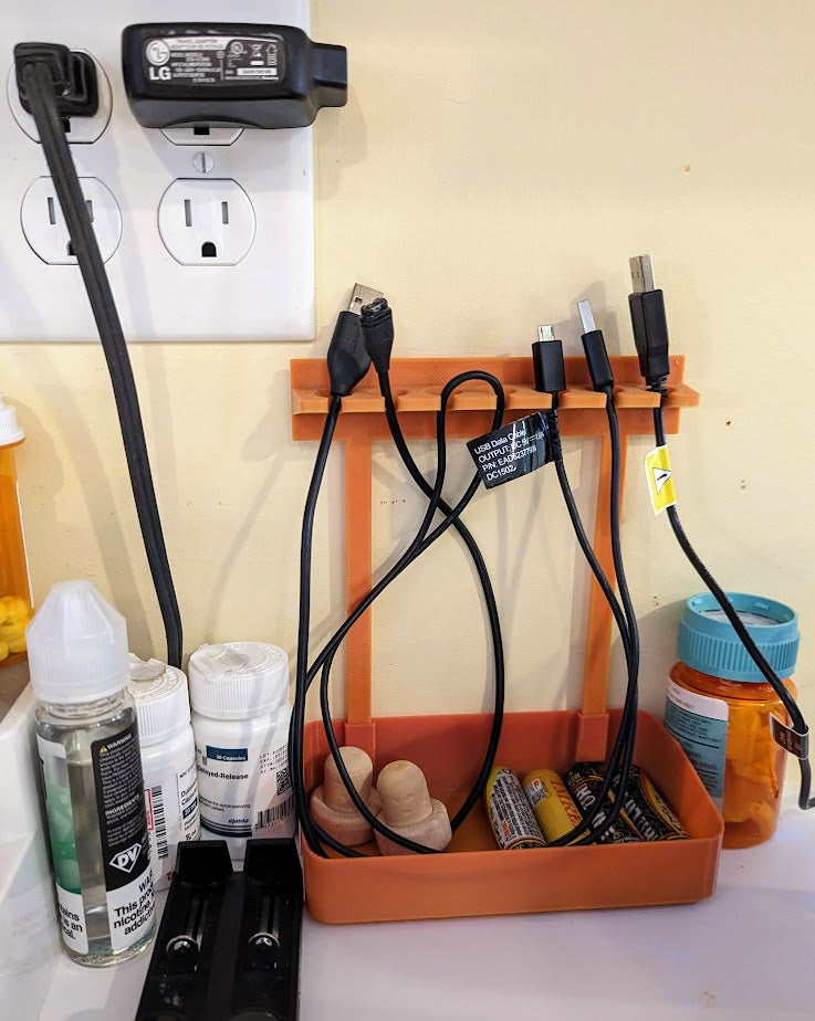 USB-kabelhållare och Organizer
