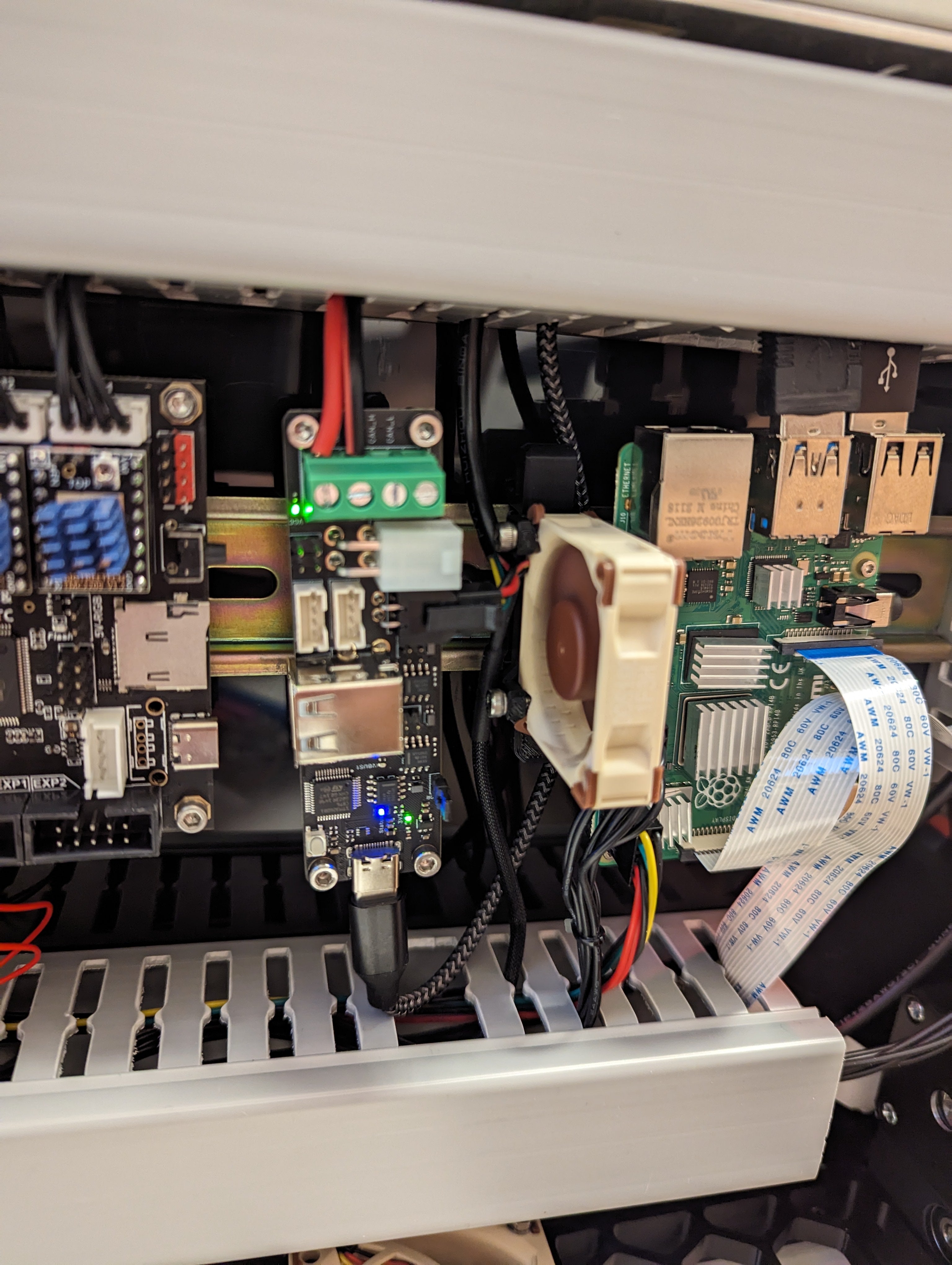 DIN Rail 4010 Fläkthållare