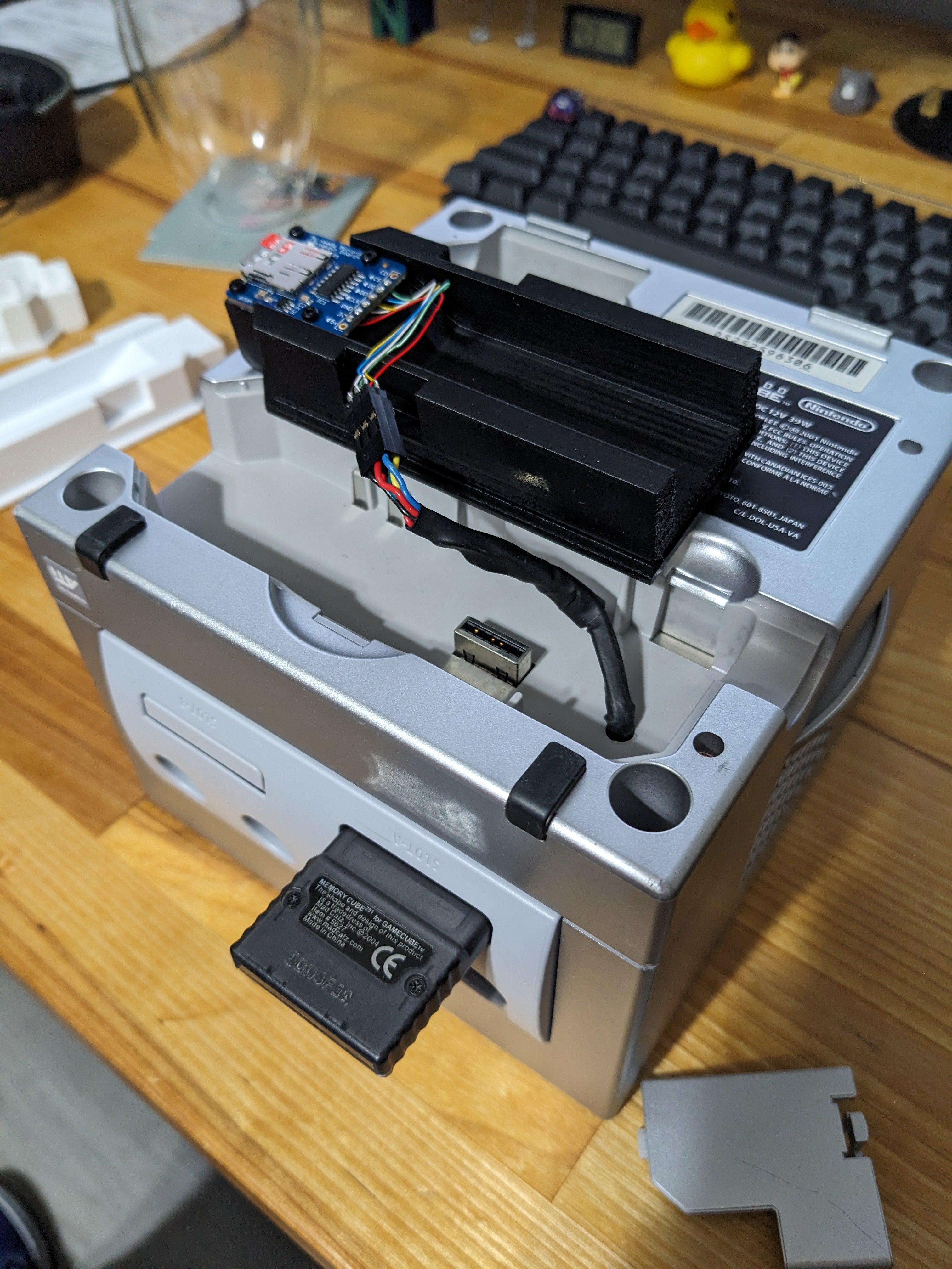 Gamecube SD2SP2 SD-kortmontering