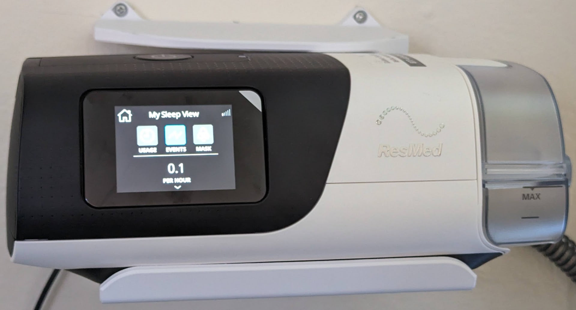 Väggfäste för AirSense 11 CPAP-maskin