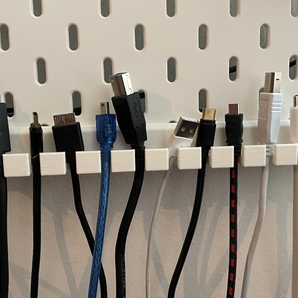 Skadis USB-kabelhållare