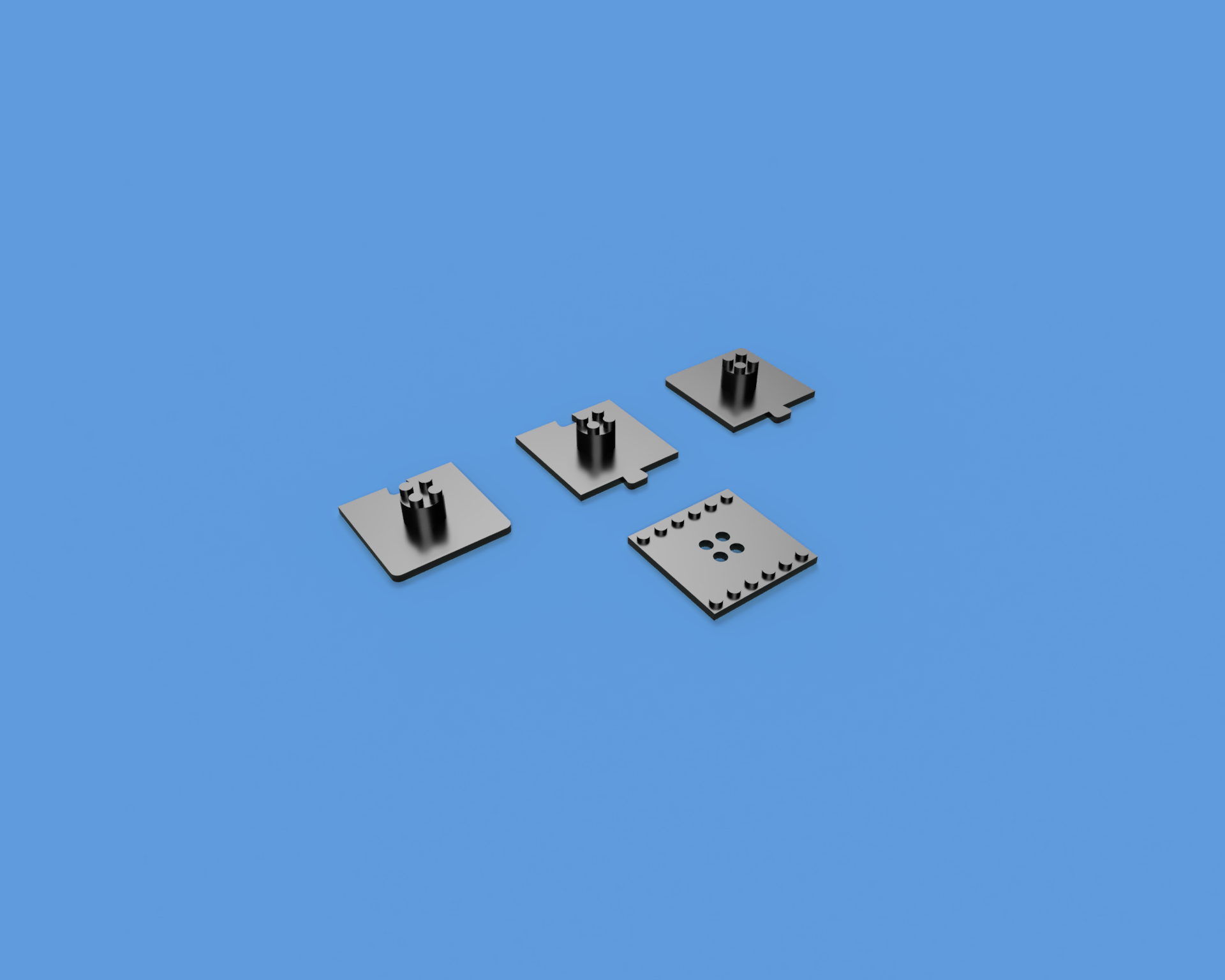 Modulært Displaystand til Lego Speed Champions