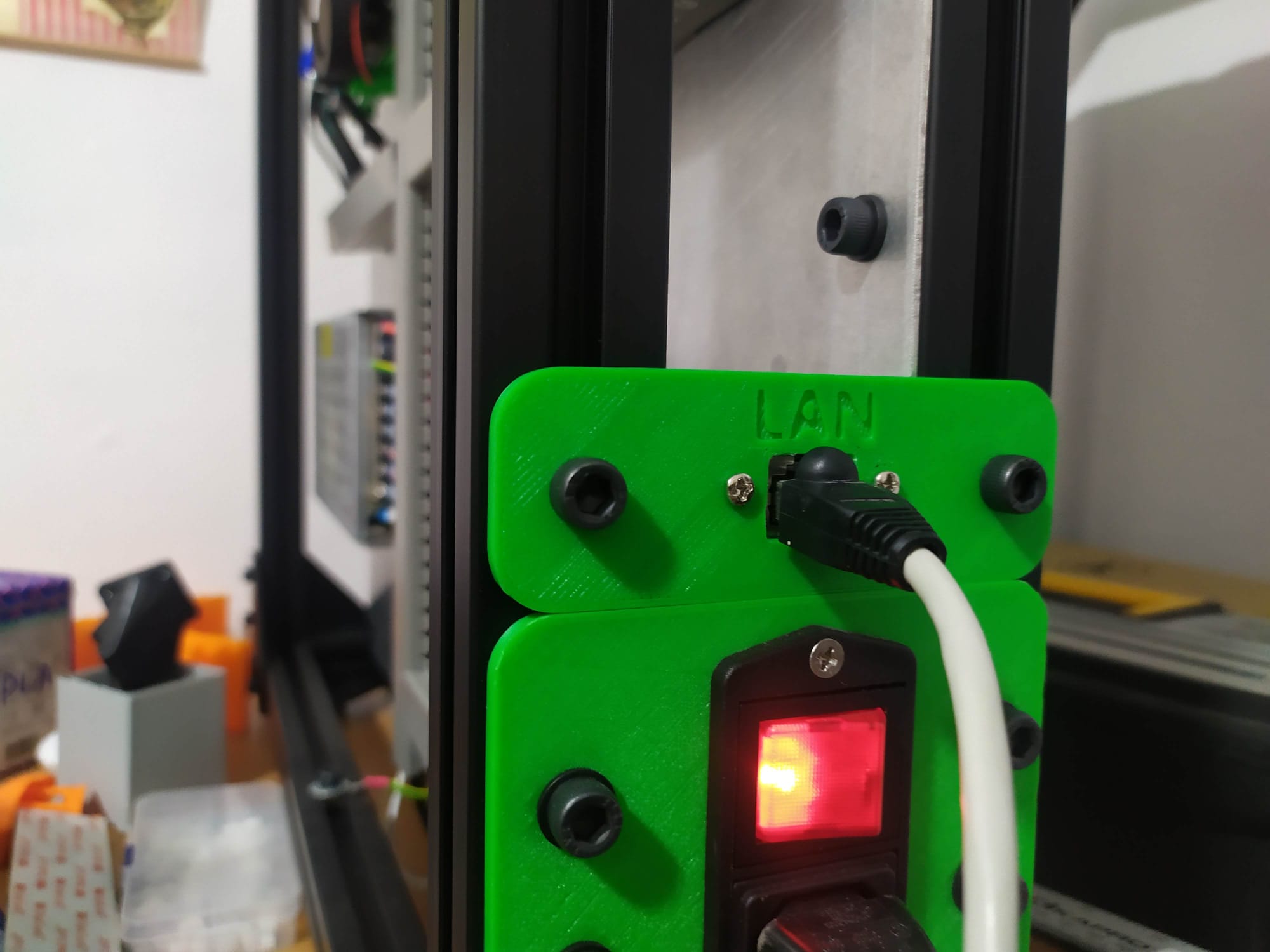 V-Core 3.1 LAN-kabelmontering