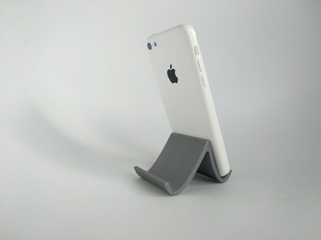 Smartphone- och surfplattahållare, Wave - med två betraktningsvinklar och horisontell och vertikal montering