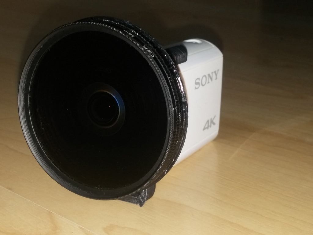 58 mm filterlinsskydd för Sony FDR 3000 actionkamera