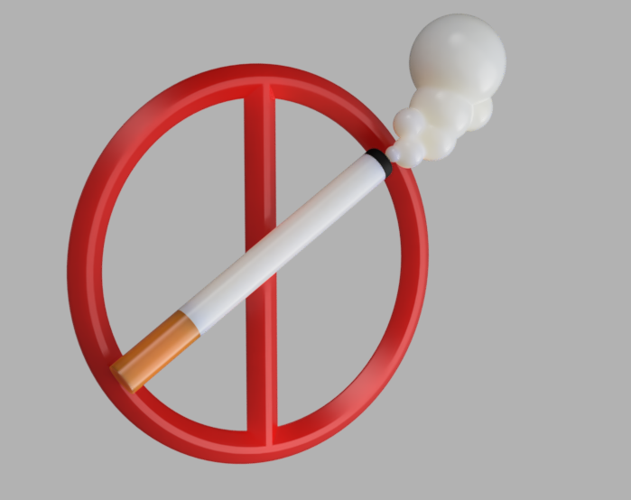 "Rökning förbjuden" skylt