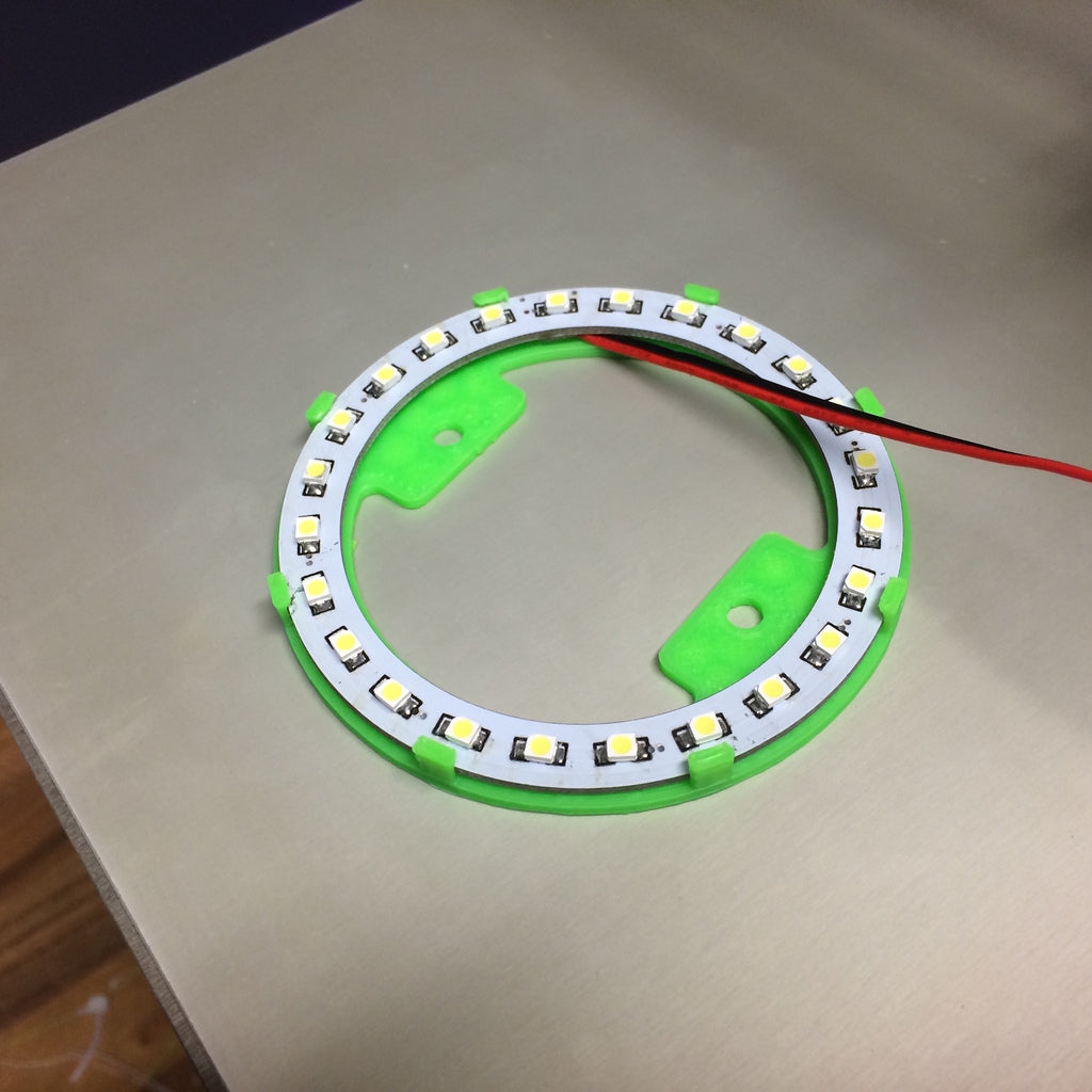 80mm LED-ring Hållare med 50mm monteringshål