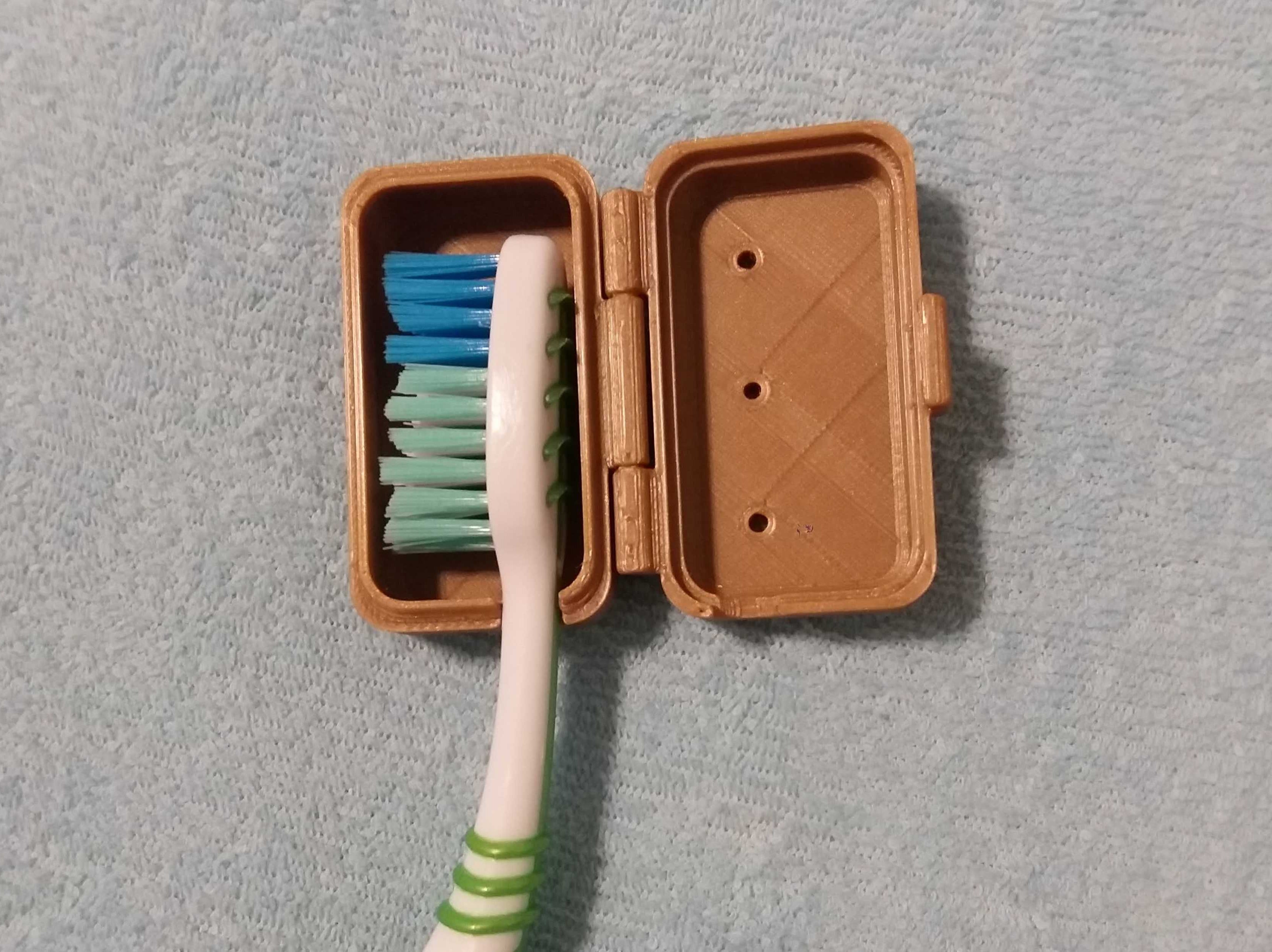 Mindre tandborstfodral för resor och förvaring