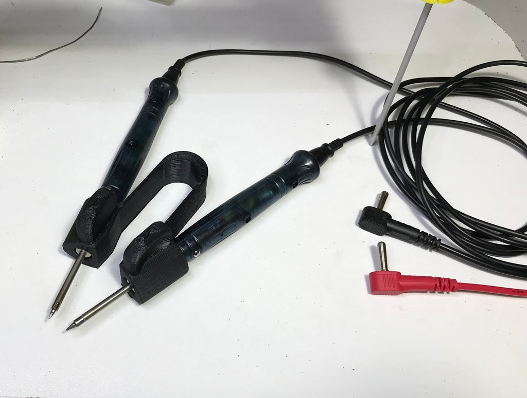 Geoffs SMD Dual USB-lödkolvskärl för ytmontering och avlödningsuppgifter - Mk3
