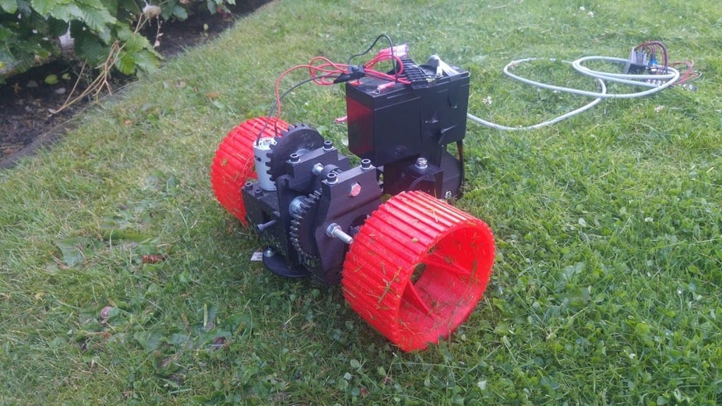 DIY Robo-gräsklipparhjul med M8-fäste