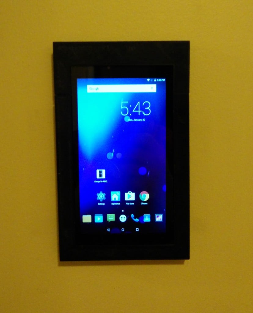 Väggfäste för 7" Android-surfplatta