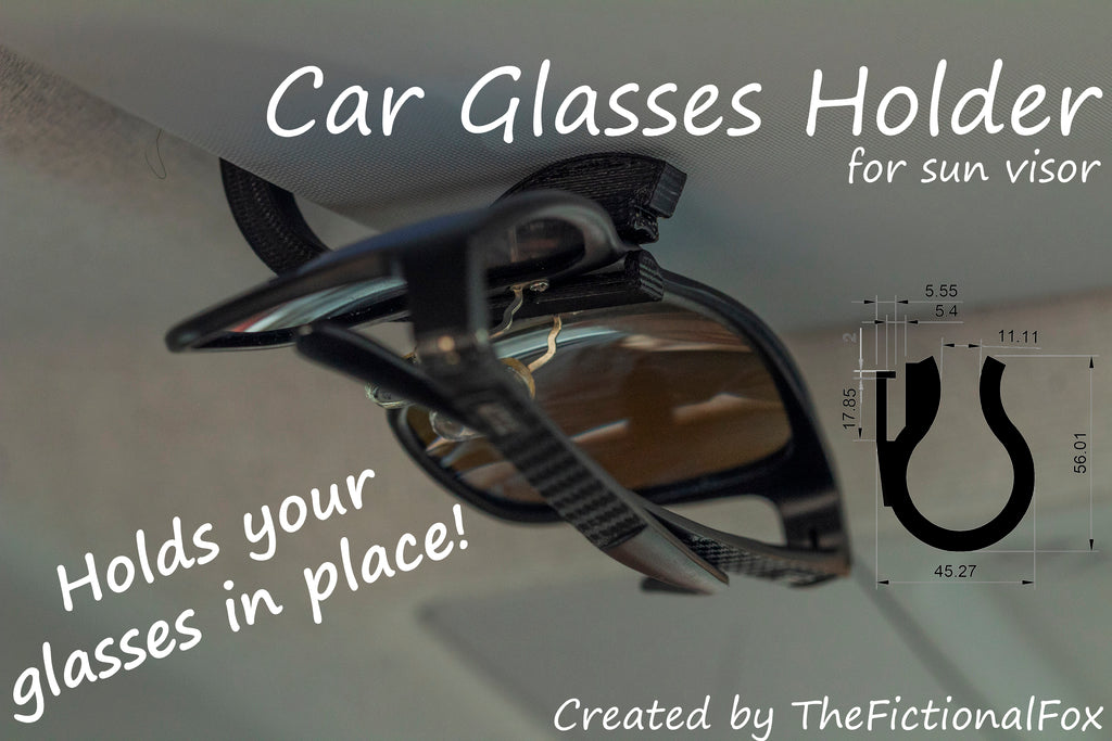 Solglasögonhållare för bil (skåra kvar)