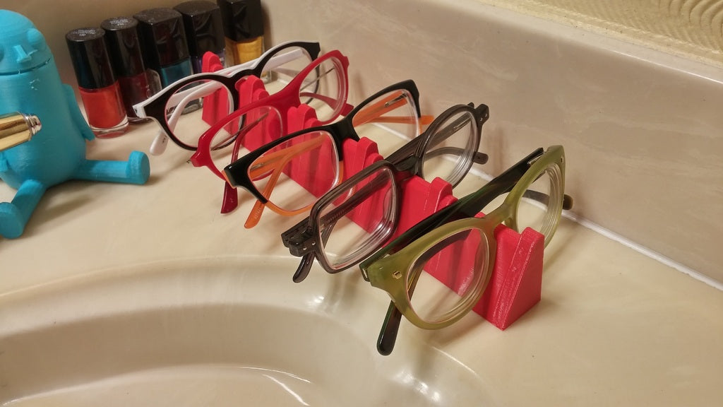 Glasögonskåp för badrumsbordet med 3, 4 eller 5 fack