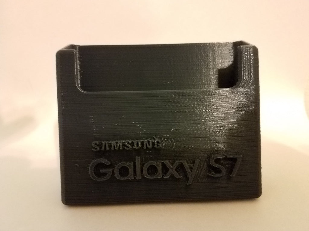 Galaxy S7 laddningsdocka och stativ för enkel och klumpig (ZiZo) modell