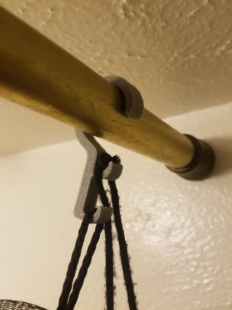 Dubbel hängare för duschdraperi