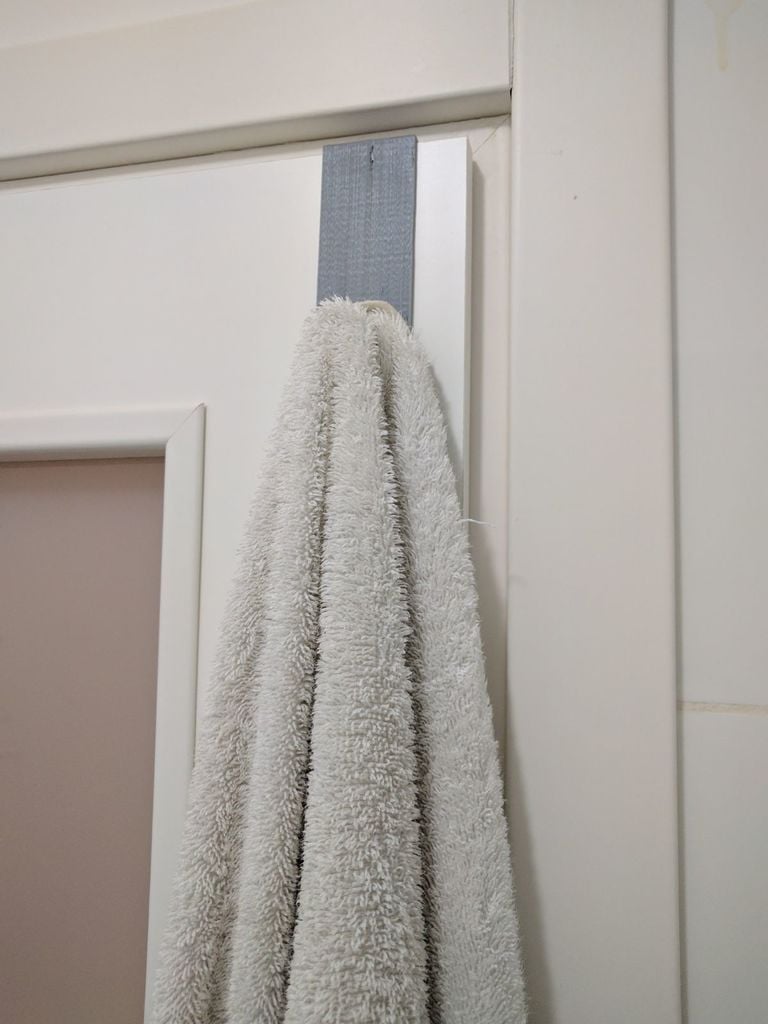 Enkel/dubbel handdukshållare för dörren
