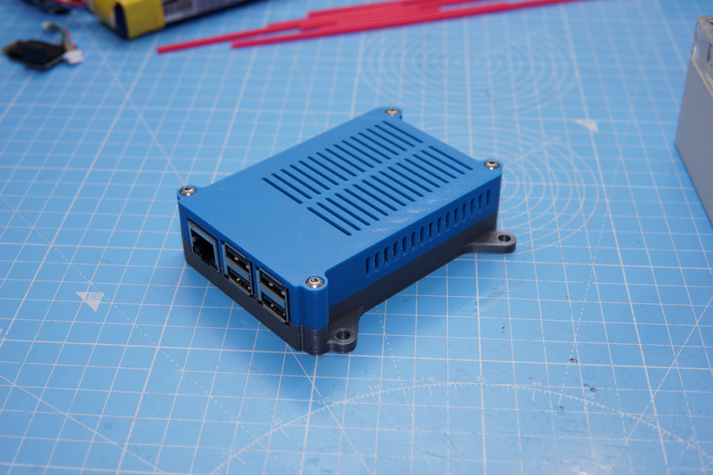 Kintaro kylflänskompatibelt Raspberry Pi 3B-fodral med ventilation