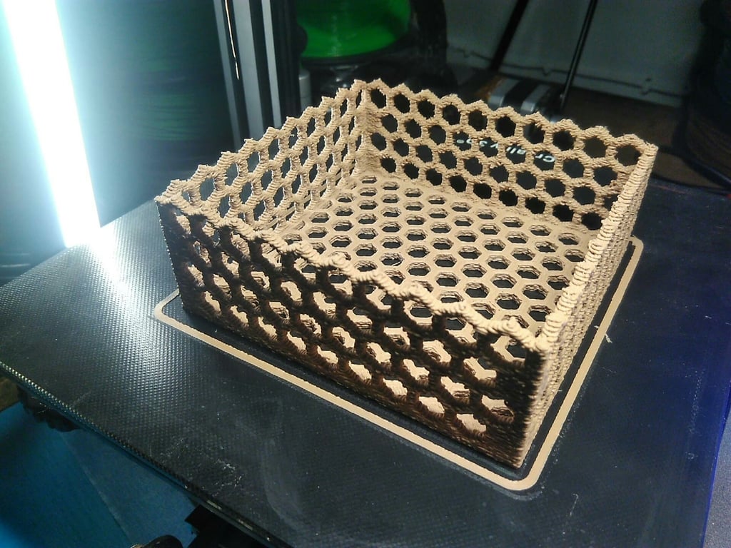 Hex honeycomb brickor / lådor i olika storlekar