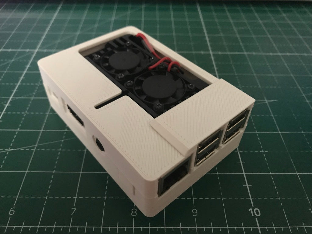 Anycubic monteringsbar hölje för Raspberry Pi 3 B+ med GeeekPi Cooler