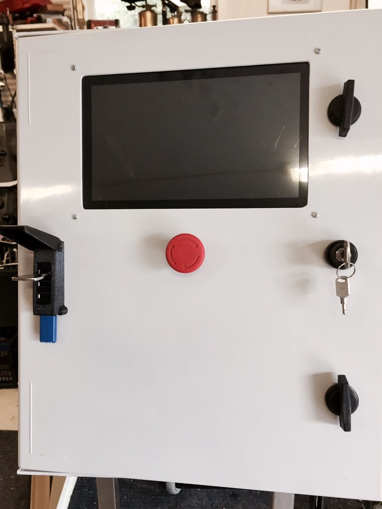 USB HUB Panelmonteringskapsel för CNC och Raspberry Pi