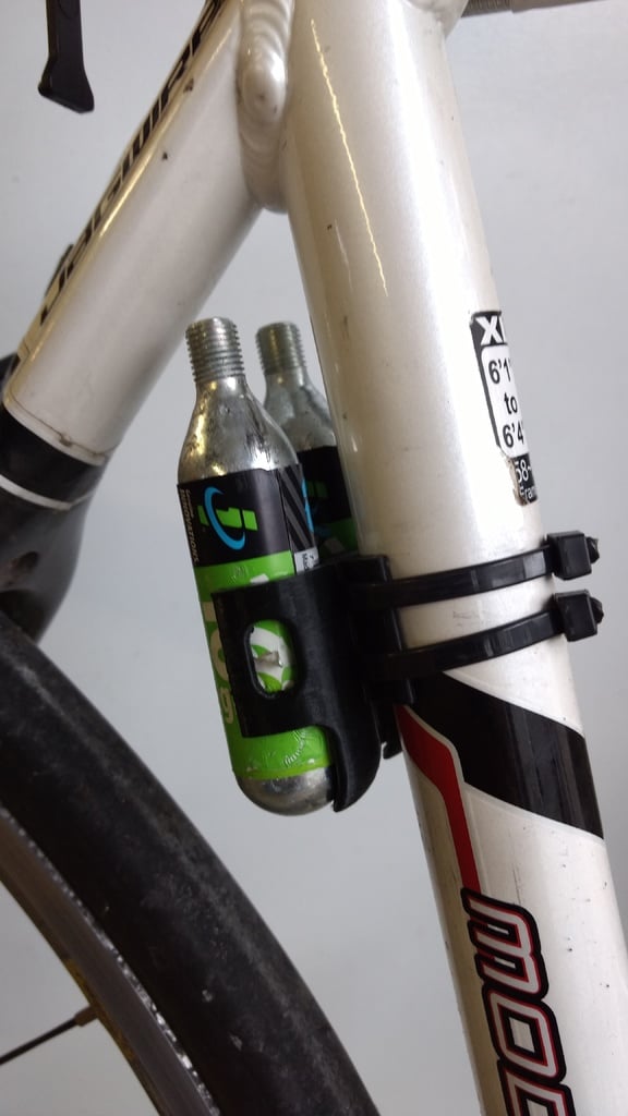 Microflate CO2 cykelhållare för 27,2 sätesrör för triathlon