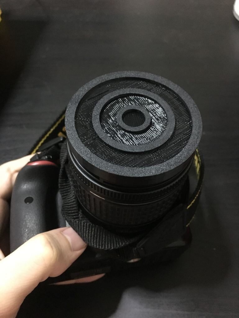 Kameralinsskydd för 55 mm objektiv