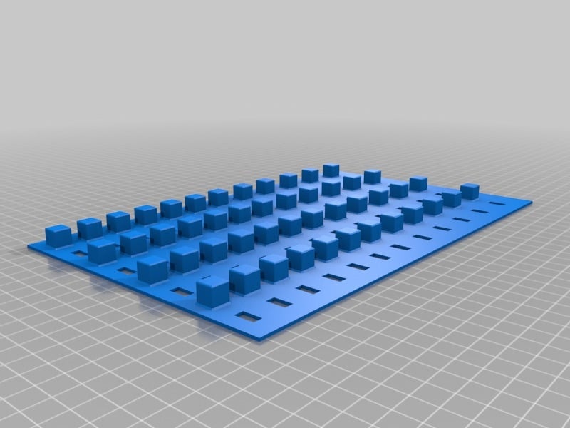 3D Printable Drawer Organizer för 1/4 och 3/8 Drive Sockets