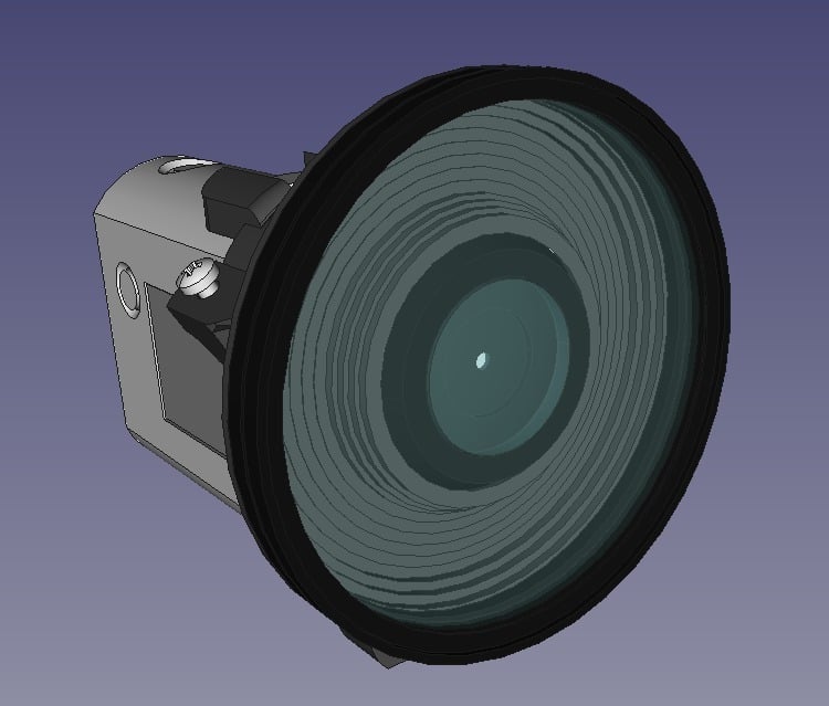 58 mm filterlinsskydd för Sony FDR 3000 actionkamera