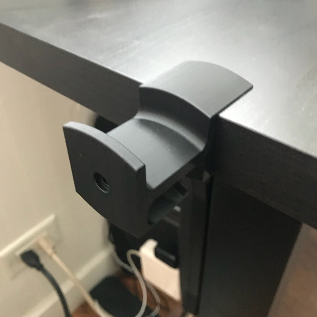 Hörlurshållare, krok, skrivbordsfäste, klämma för Ikea Linnmon bord och Audio-Technica ATH-M50x hörlurar