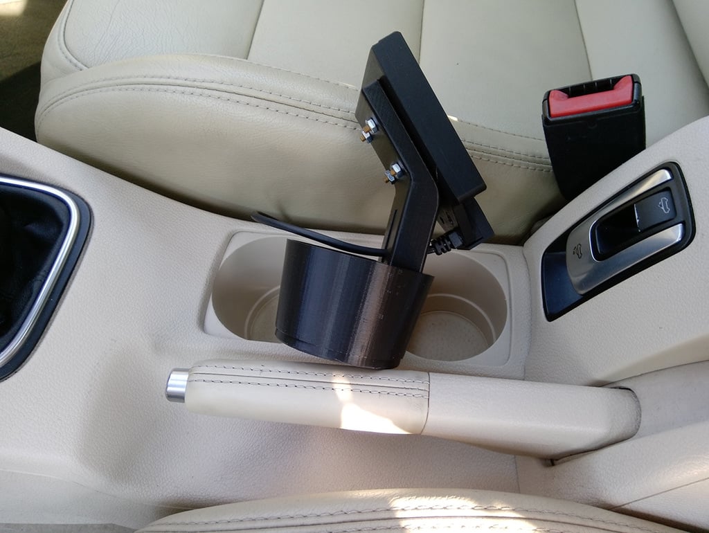 Mugghållare-telefonhållare för VW Golf, EOS, Jetta, Scirocco och mer