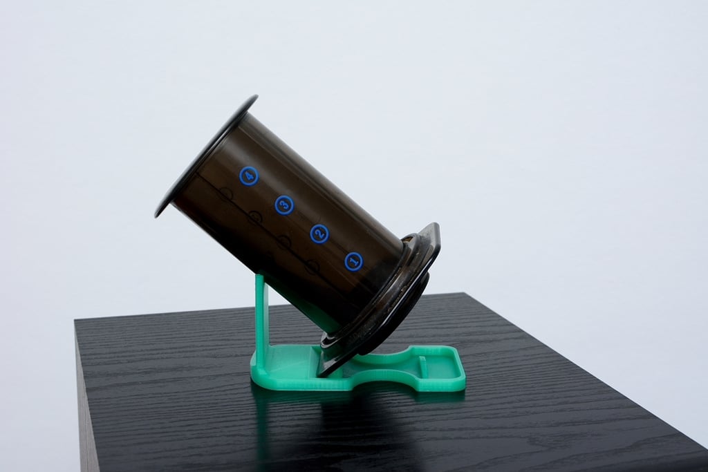 AeroPress kaffepresshållare och droppbricka