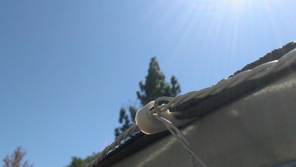 Crap's Claw Clip för utomhusjulbelysning på taksten