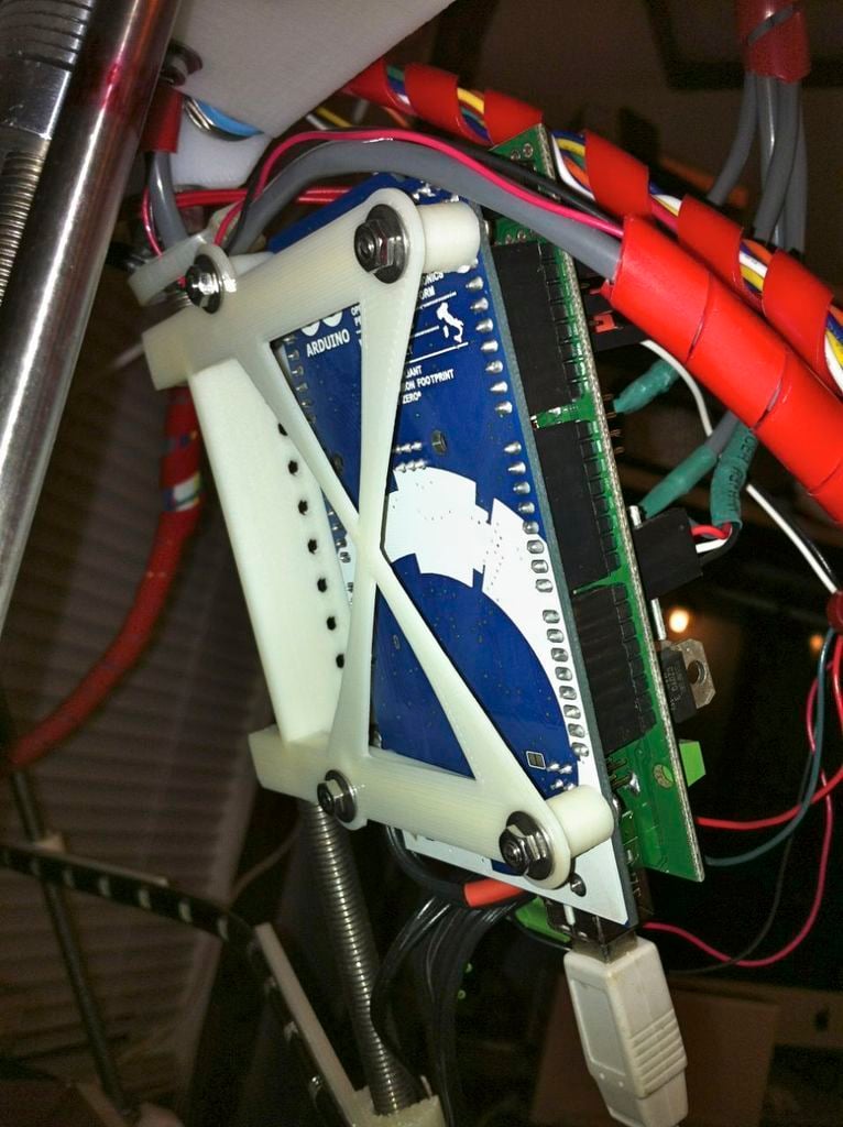 Arduino (RAMPS) montering för Prusa / Mendel med tillbehörshål