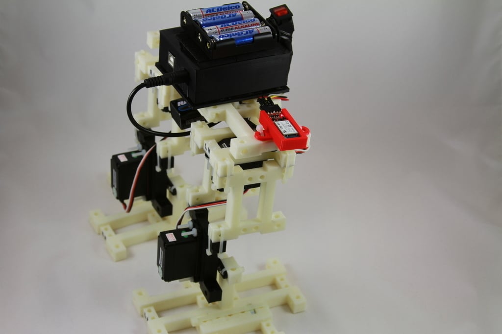 MegaPed Servo I Brace 4-servo Arduino-styrd tvåfotsrobot