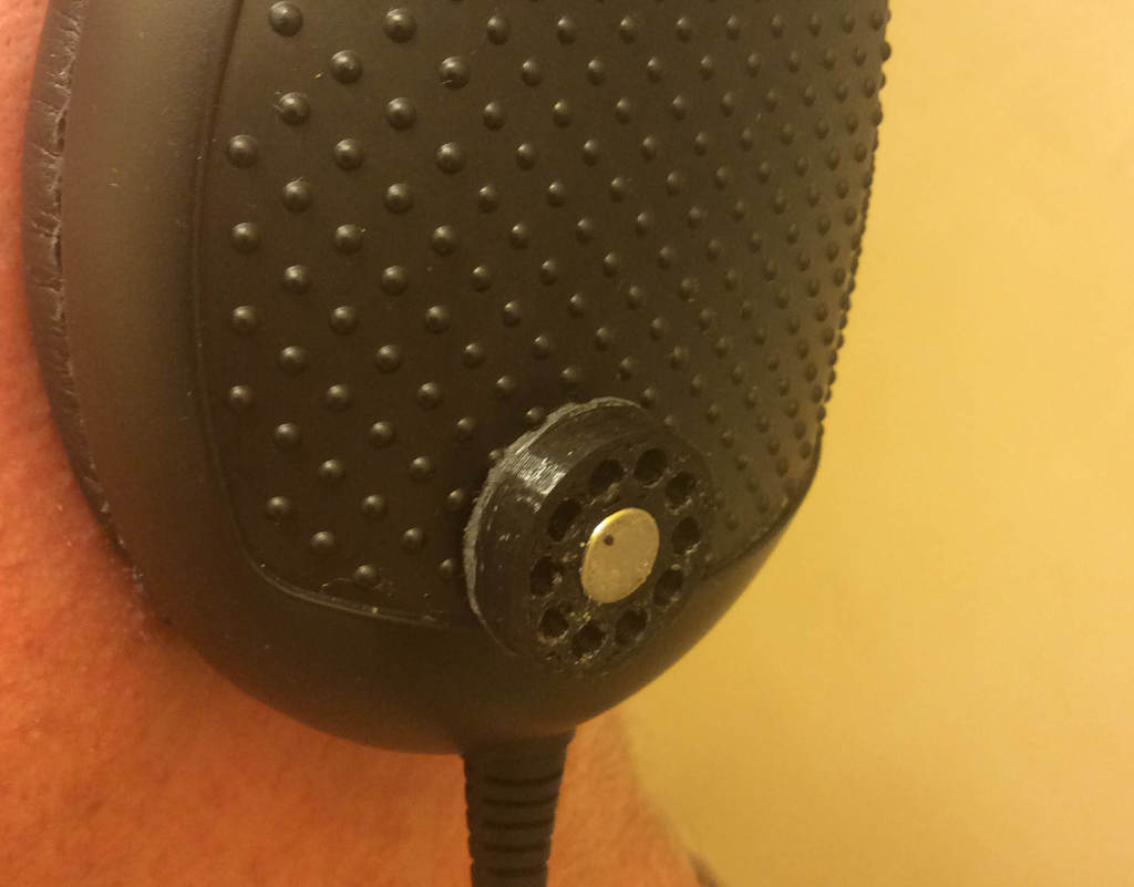 Anpassningsbar headsetmikrofonbom