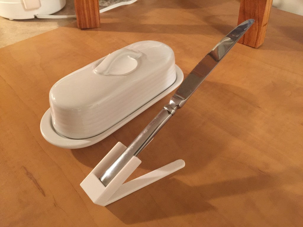 Enkel och vacker smörknivshållare/ställ