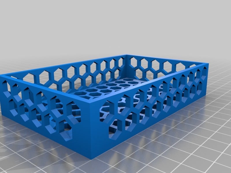 Hex honeycomb brickor / lådor i olika storlekar