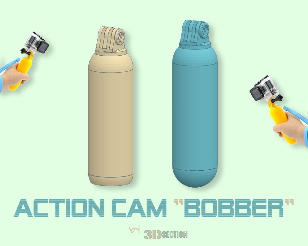 Vattentät Action Cam "Bobber" Tillbehör för inspelning under vattnet