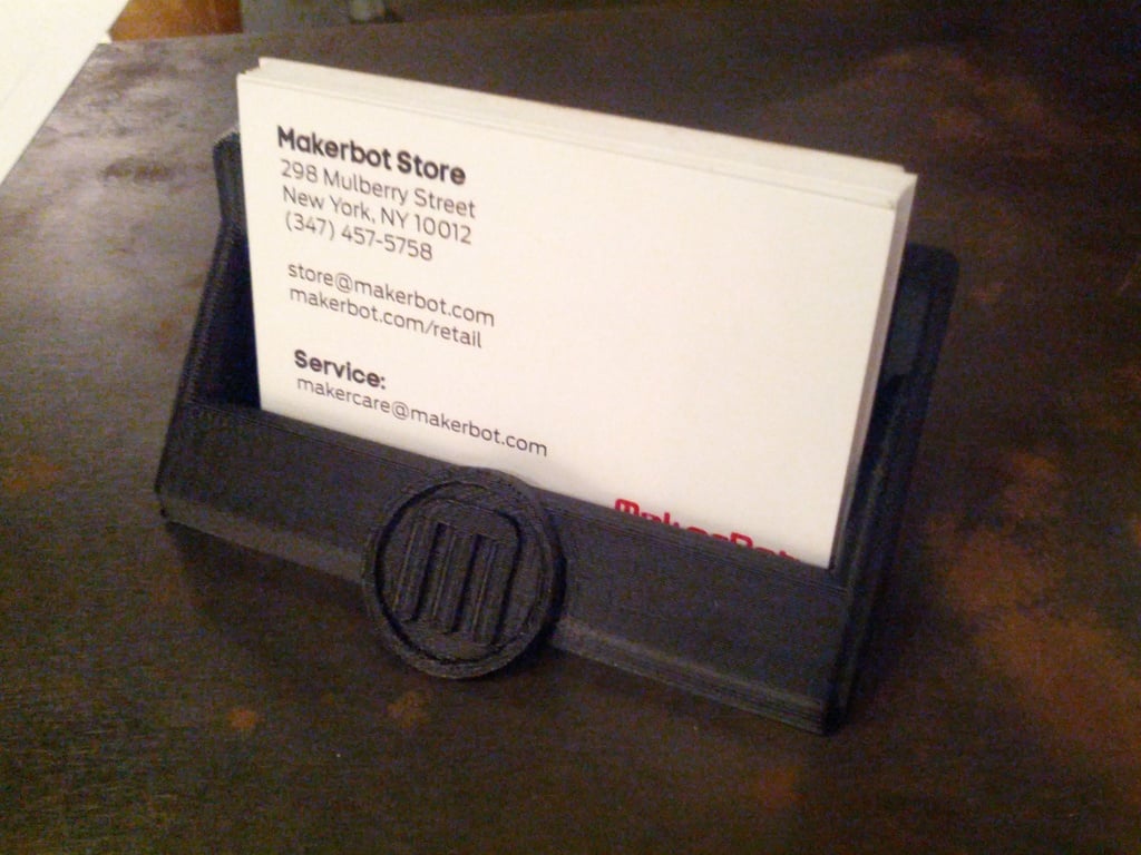 MakerBot visitkortshållare för butiksbruk