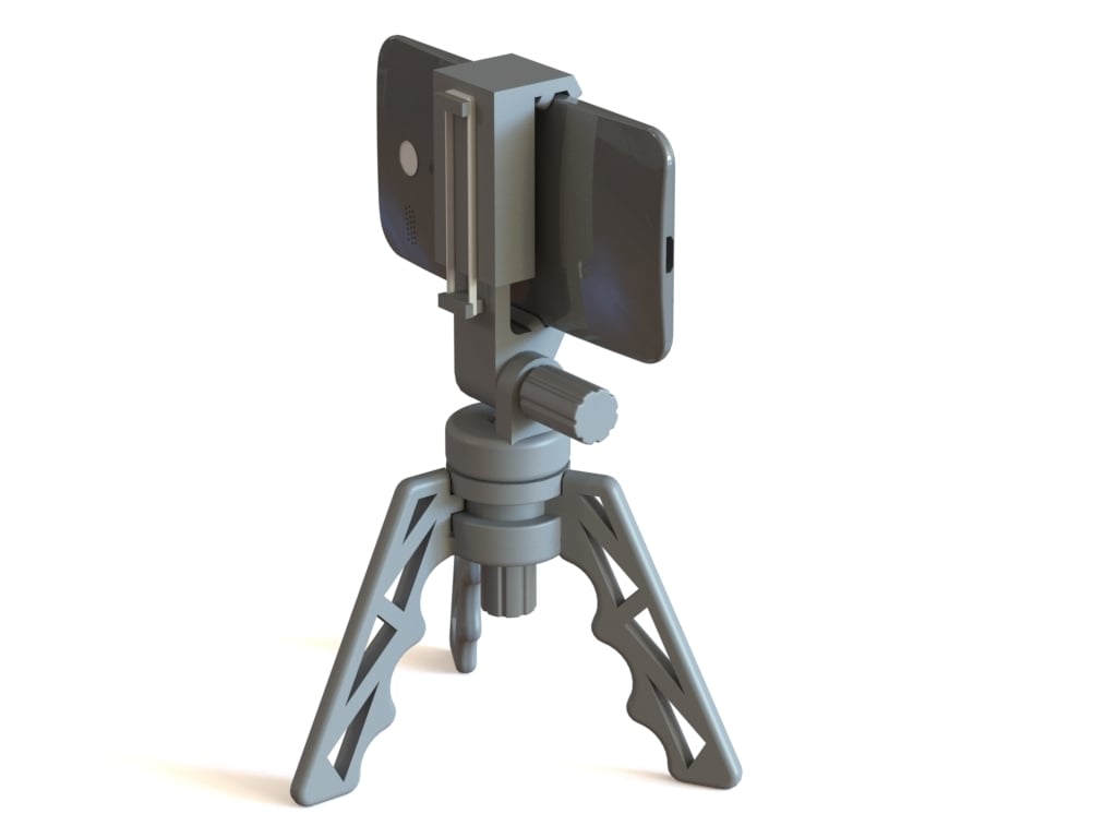 Tripod Folding version 2 för kamera, Gopro och smartphone