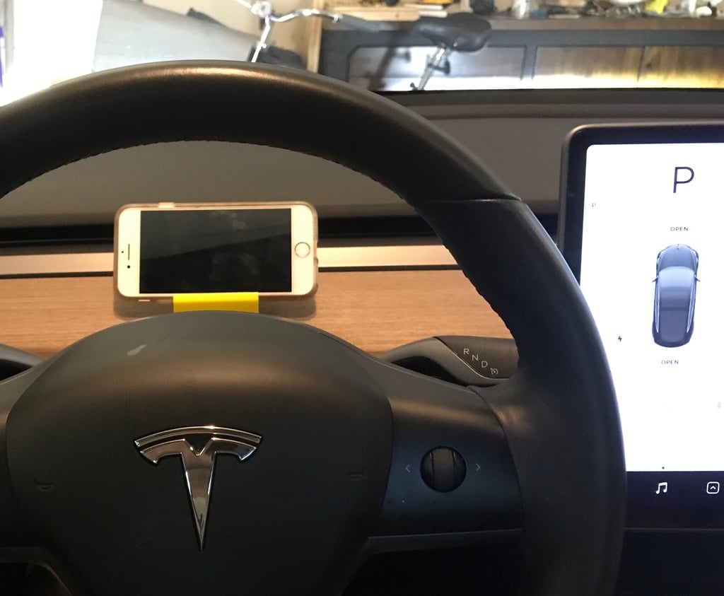 Tesla Model 3 Ventil Clip Telefonhållare