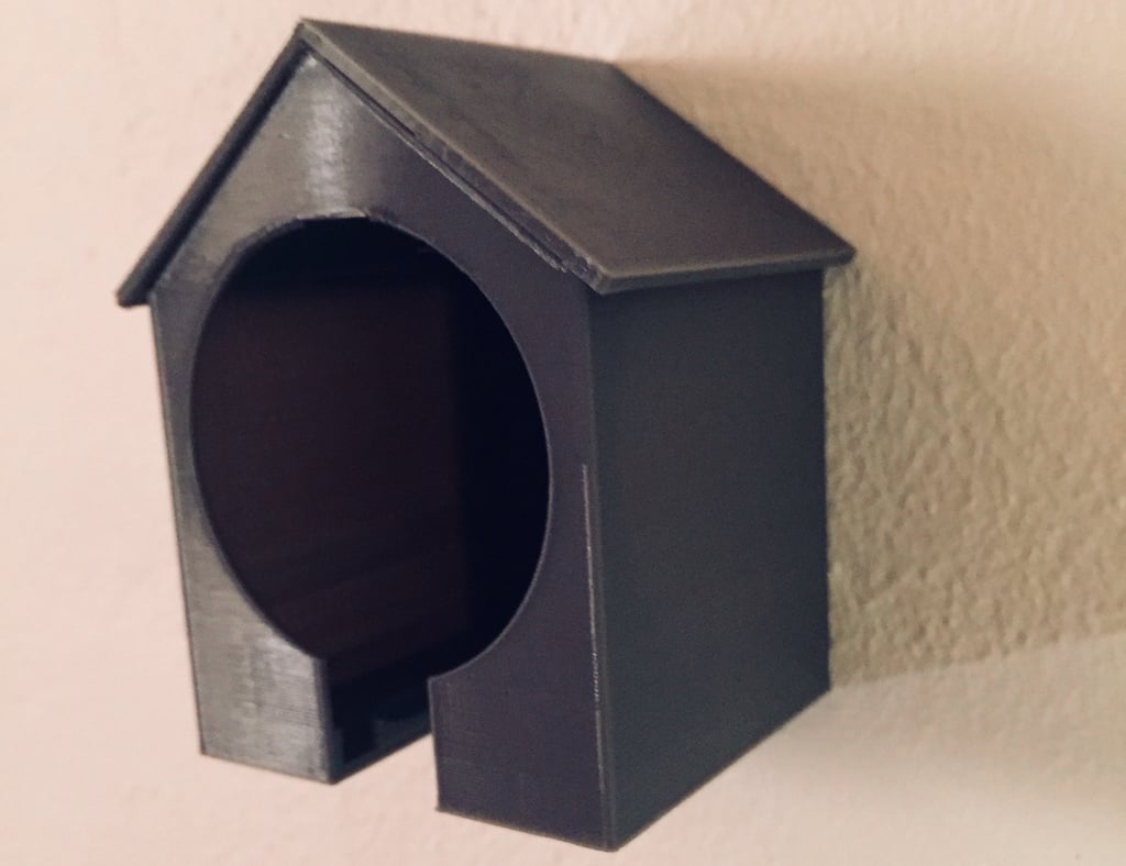 Enkel Birdhouse nyckelhållare för väggmontering