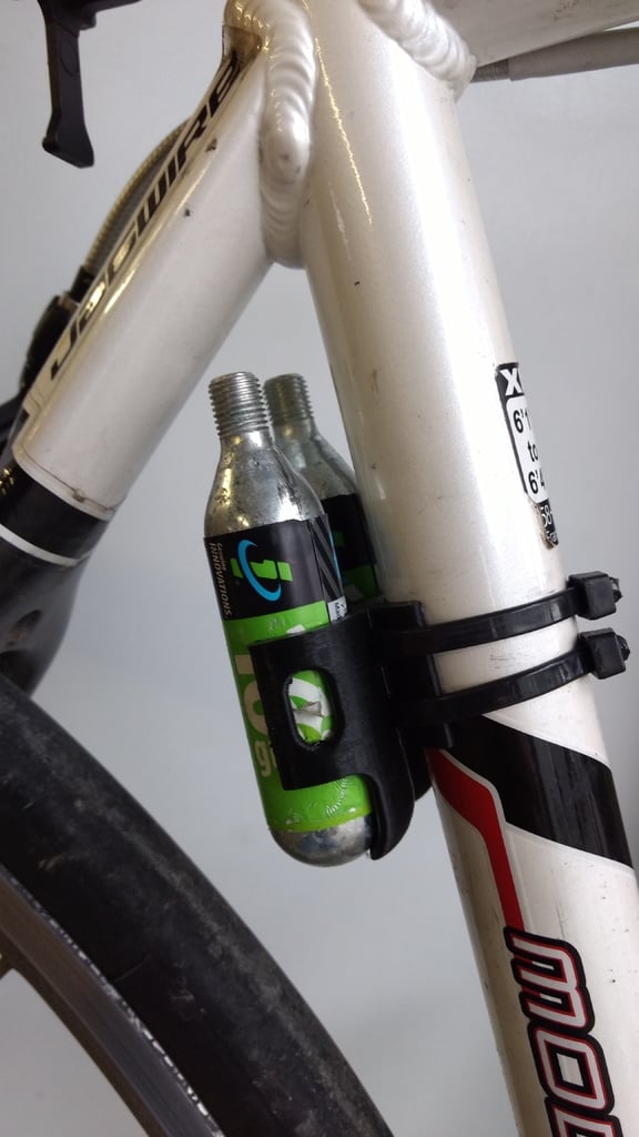 Microflate CO2 cykelhållare för 27,2 sätesrör för triathlon
