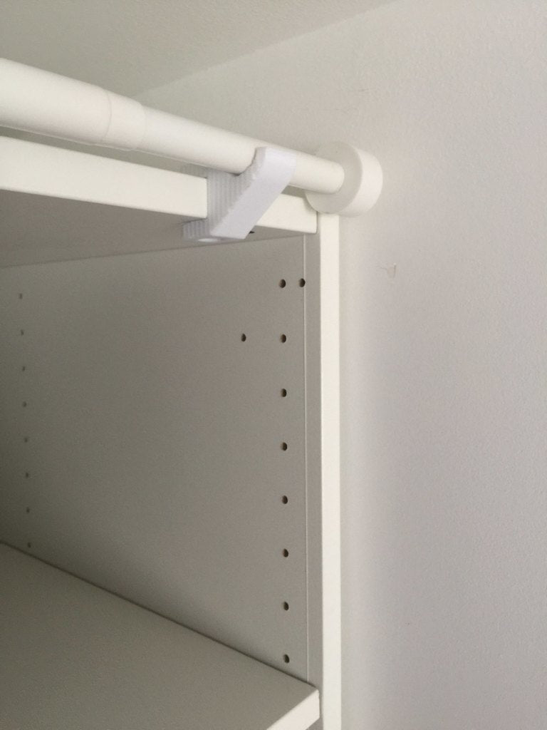 Gardinhållare utan skruvar till IKEA skåp