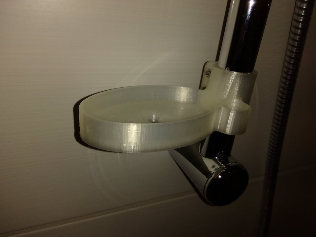 Liten duschkar för 25mm duschstång