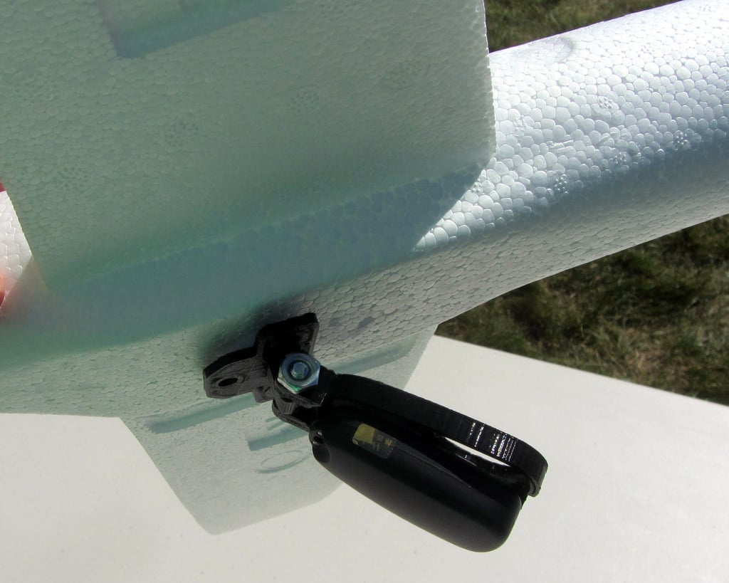 Justerbar nyckelring kamerafäste för hobbyflygplan