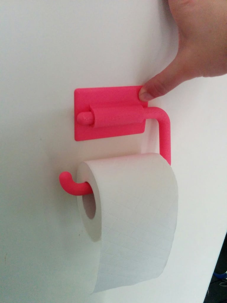 Anpassningsbar toalettpappershållare