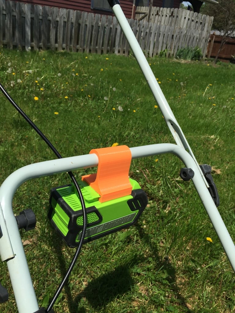 Greenworks 40v/24v batterihållare för gräsklippare