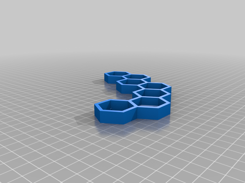 Skåpshandtag med olika insättningstyper för 3D-skrivarskåp