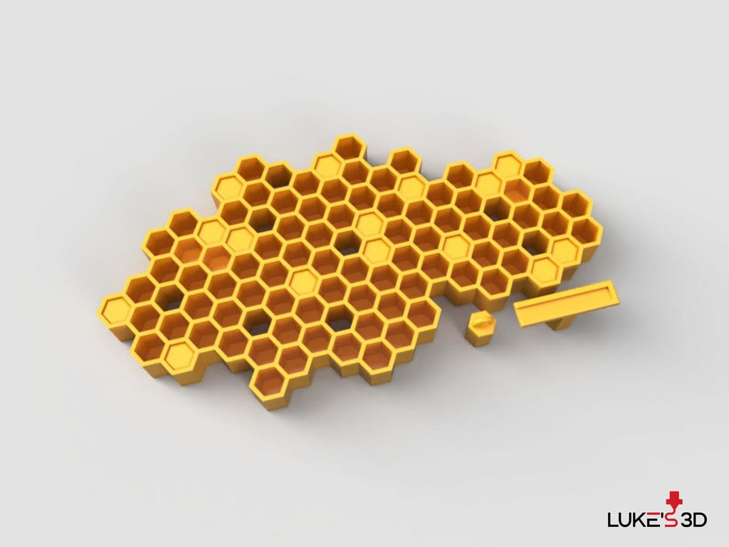 Honeycomb nyckelorgan för väggmontering